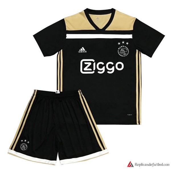 Camiseta Ajax Segunda equipación Niños 2018-2019 Negro